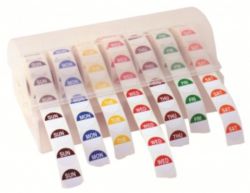 Transworld Products Dot it 8 Section Food Label Dispenser Set