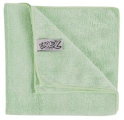 Pack 5 Microfibre Cloths Green