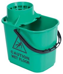 Professional Mop Bucket Green 15L
