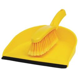 Professional Dustpan and brush set Yellow