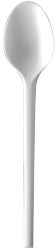 Plastic economy teaspoons white pack 100