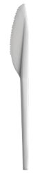 Plastic economy knives white pack 100