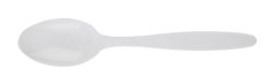 Plastico Sunlite Dessert Spoons White Pack 100