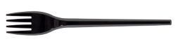 Plastico Forks Plastic Black Qty 100