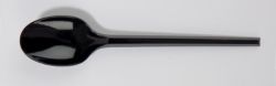 Plastico Dessert Spoons Plastic Black