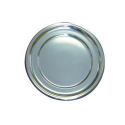 Plastico Round Platter Silver Pack 25