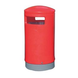 Slingsby Hooded Top Outdoor Bin Red 75l