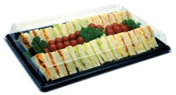 Remmerco Sandwich Platter Small Black 358 x 254 x 15mm