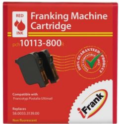 Compatible Franking Ink Red Twin Pack For Francotyp Postalia Ultimail
