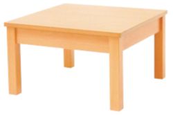 Futura Solid Beech Square Table