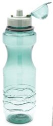 Stylish black sports water bottle