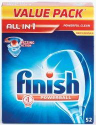 Finish Powerball All In One Dishwasher Tablets Pack of 52