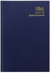 Letts Academic A5 Day to a Page 15 Month Appointments diary 2012 2013 Blue 
