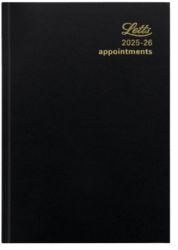 Letts Academic A5 Day to a Page 15 Month Appointments diary 2012 2013 Black 