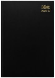 Letts Academic A4 Week to View diary 2013 2014 Black