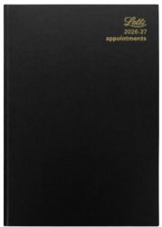 Letts Academic A4 Day to a Page Appointments diary 2013 2014 Black