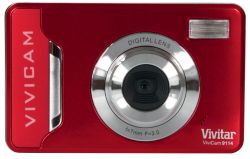Vivitar V9114 9MP Digital Camera Red