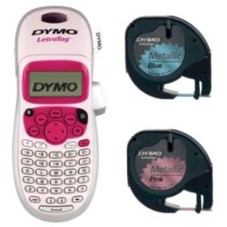 Dymo Letratag Label Machine Pink
