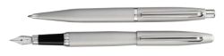 Sheaffer VFM Ballpoint Pen Fountain Pen Gift Set Silver