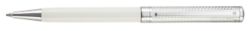 Sheaffer Intensity Ballpoint Pen White Chrome with Chrome Plate Trim
