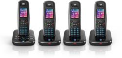 BT Aura 1500 Quad DECT phones with Answer Machine