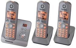 Panasonic KX TG6723 Trio DECT phones with Answer Machine