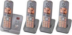 Panasonic KX TG6724 Quad DECT phones with Answer Machine