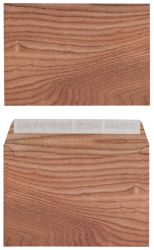 Pack 25 Natural Finish Polished Oak C5 162 x 229 mm Wallet envelopes
