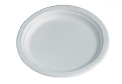 Pack of 100 Huhtamaki Chinet Paper Plates White 9
