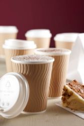 Huhtamaki DW9 Double Wall Insulated Hot Cup Cappuccino 9oz Pack 37