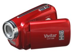 Vivitar DVR508 HD Digital Camcorder Red 