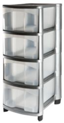 Strata 4 Drawer Mobile Storage Unit