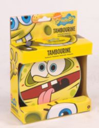 SpongeBob SquarePants Spongebob Percussion Tambourine 6 inches inches 