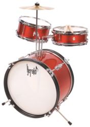 Herald 3pc Junior Drum Kit Red 