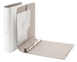 Leitz Active Bebop 4 D Ring Polypropylene Ringbinder 30mm White