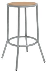 Cafe High Stool with no back Beech Effect