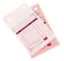 Ease apart 2 Part Register Sets Trade Sales ReceiptVAT Box8 12 inches X 6 inches 