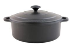 Chasseur Round Casserole Dish Black Size 26cm