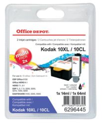Office Depot Kodak Office Depot Compatible Kodak 10B and 10C Black and Colour Inkjet Multipack 3949948 