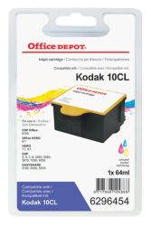 Office Depot Kodak Office Depot Compatible Kodak 10C Colour Inkjet Cartridge 3949930 
