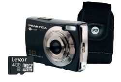 Praktica DigiPix 1027 Digital Camera Kit Black