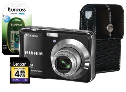 Fujifilm Fuji FinePix AX550 Digital Camera Kit Black 