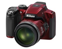 Nikon CoolPix P510 3D Bridge Digital Camera Red 