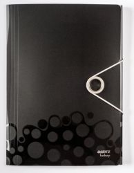 Leitz Bebop 3 Flap Folder Black