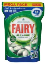 Fairy dishwasher tablets pack 58