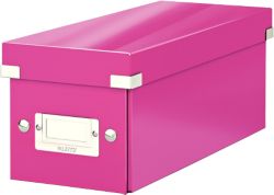 LEITZ WOW Archive Click and Store Cd Box Pink