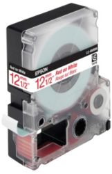 Epson LC 4WRN9 Label Tapes Red on White 12mm x 9m
