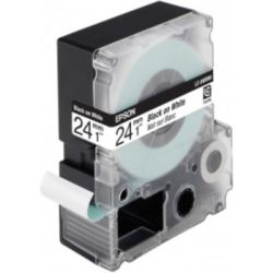 Epson LC 6WBN9 Label Tapes Black on White 24mm x 9m
