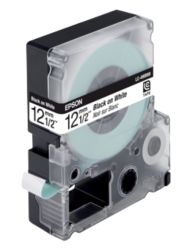 Epson LC 4WBN9 Label Tapes Black on White 12mm x 9m