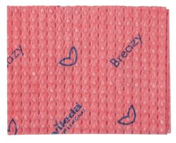 Vileda Breazy Cloths Red Pack of 20